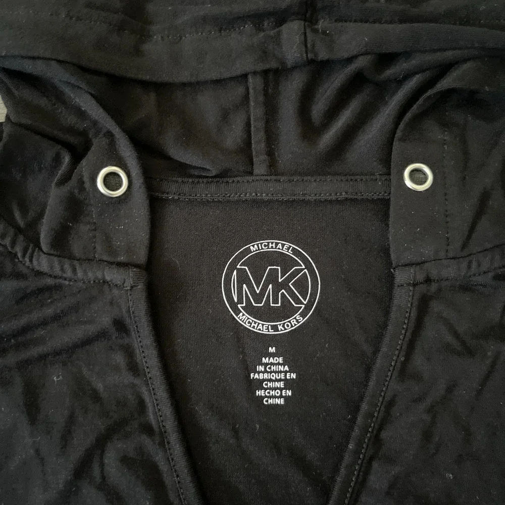 Michael Kors Womens M Hoodie Dress Black